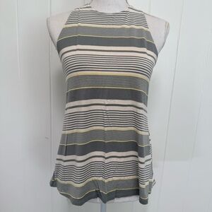 Fighting Eel Tank Top - Gray Stripes